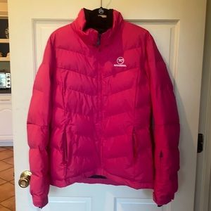 Hot Pink Girls Rossignol ski coat.  Size 16